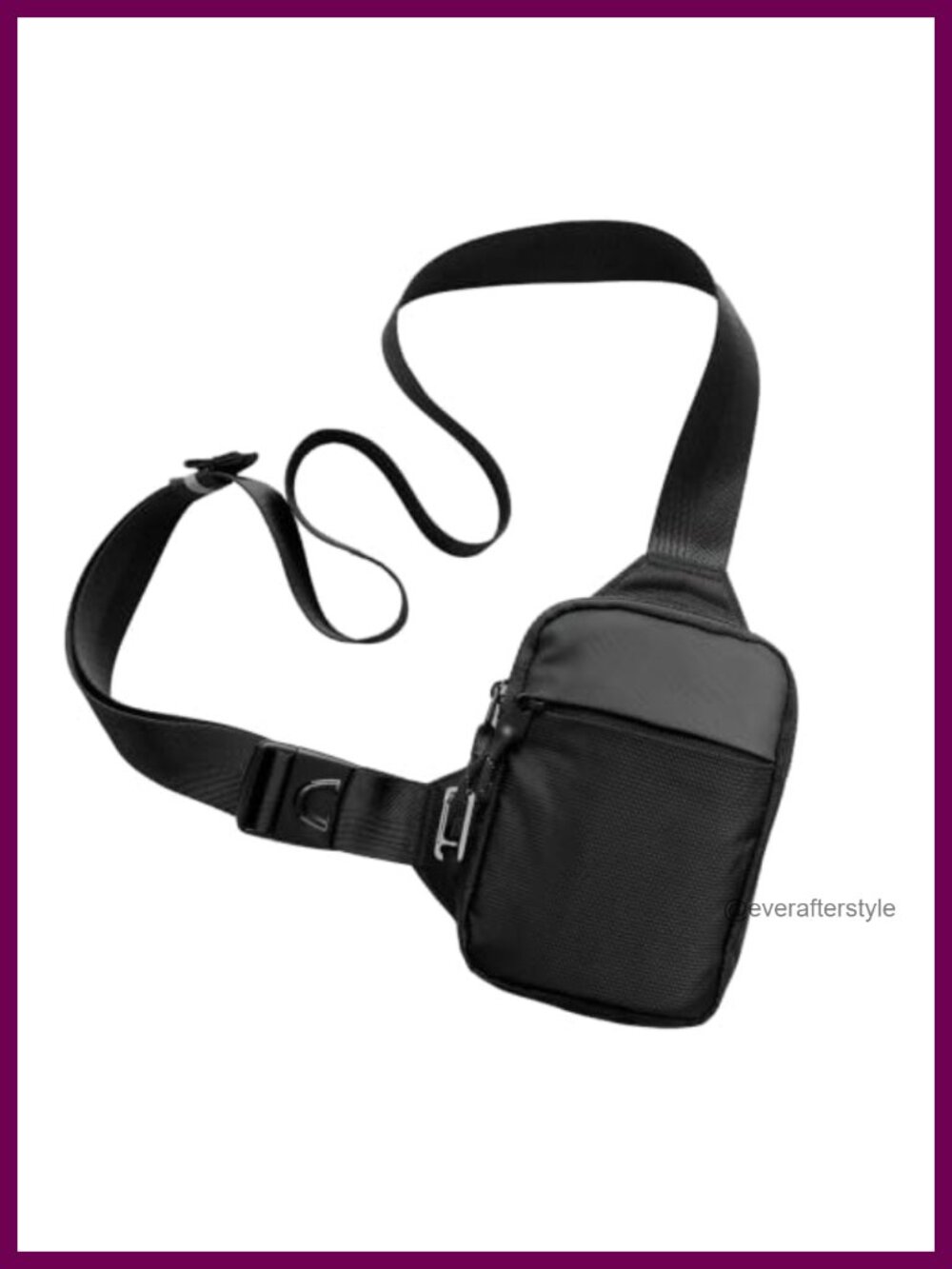 RFID Blocking Anti-Theft Sling Crossbody Bag Water Resistant Nylon